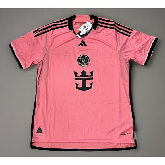 ADIDAS INTER MIAMI CF 24/25 MESSI HOME AUTHENTIC JERSEY #JE9742 $180 Sz XL NWT! - Picture 1 of 15